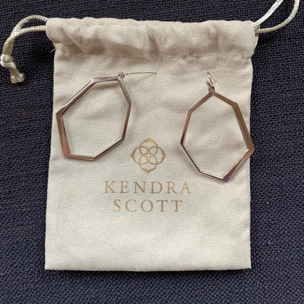 Limited Edition Kendra Scott Earrings - Silver